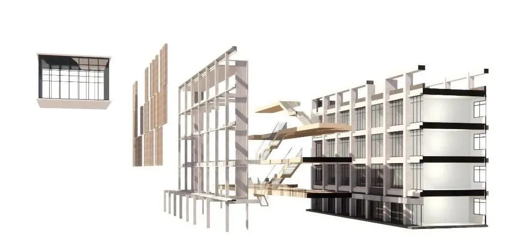 BIM Architecture | 'Sky Streets and Alleys' Awakens Beijing's' Sleeping City', First Long Street Urban Renewal/ZEN Iconic Design
