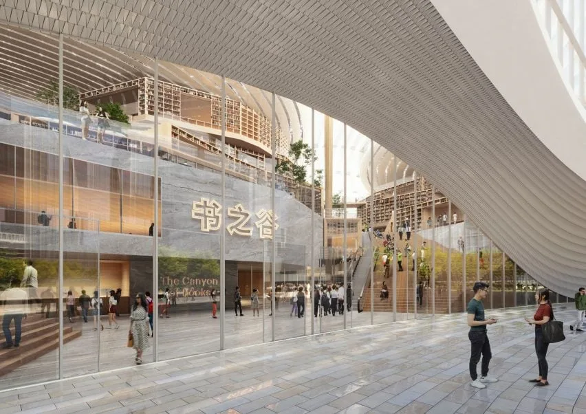 BIM Architecture | MVRDV announces Wuhan Library's 'Staircase Book Platform'