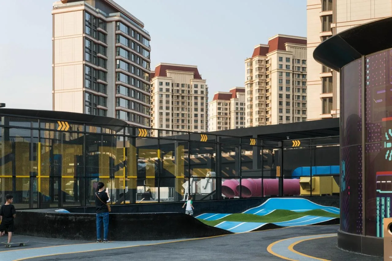BIM Architecture | Sky Traveler - Tianjin Zhonghai Huanyu City Tiantai Skateboarding Park/DAGA Grand View Architecture