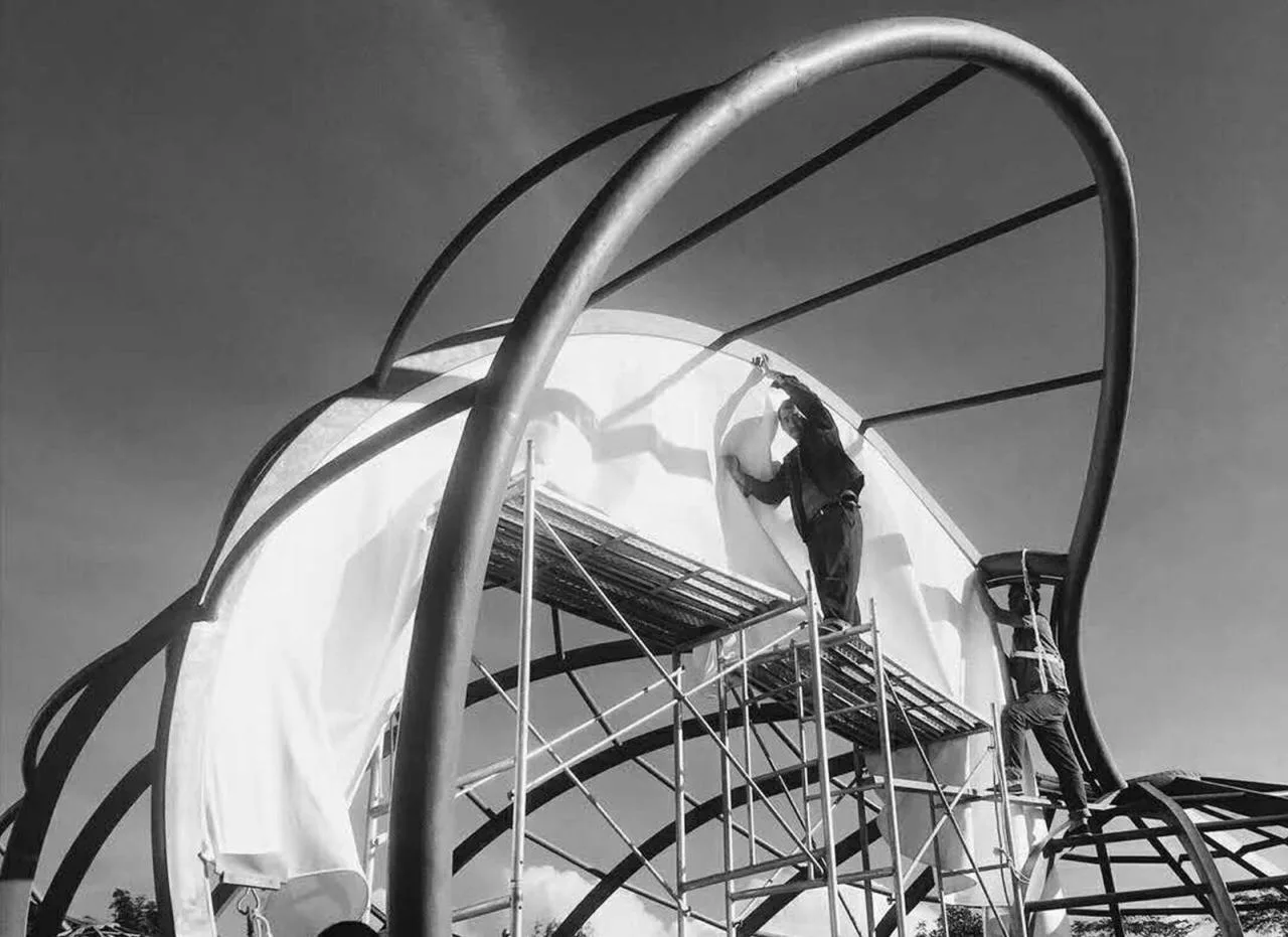 BIM Architecture | Mengbala Visible Zeqi Tent Hotel/Jieshi Architectural Planning and Design