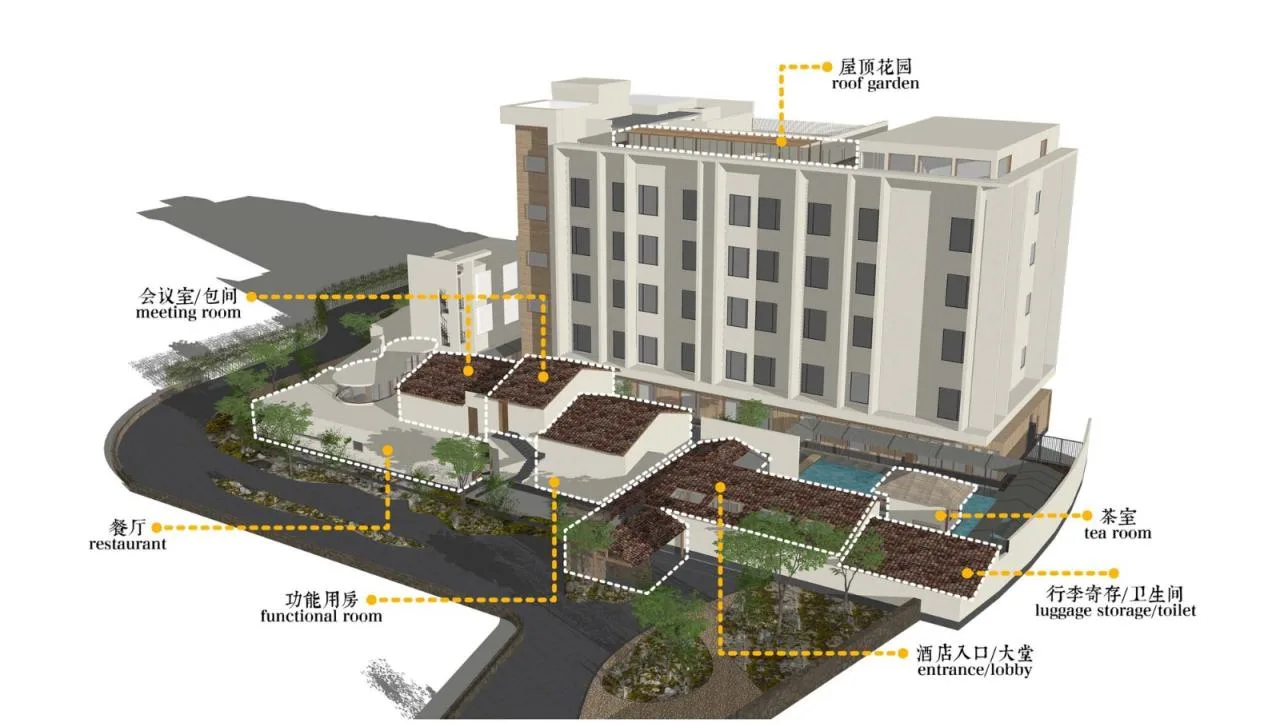 BIM Architecture | Shanghai World Expo Yuangu Hotel/Wuzhi Design