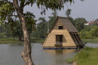 BIM Architecture: Designing Floating Bamboo Houses to Adapt to Climate Change | H&P Architects-BIM WORLD