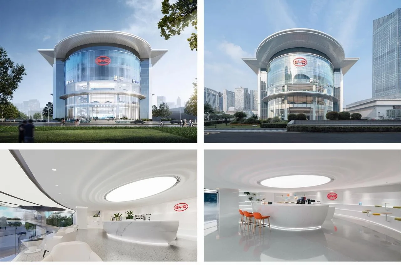 BIM Architecture | Inspiring Future Jiangcheng Landmark: Wuhan BYD Brand Experience Center/Chengzhi Design