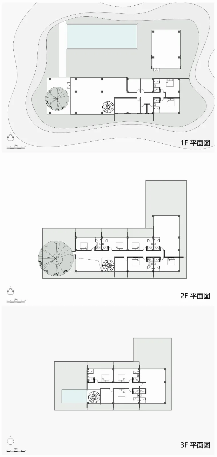 BIM Architecture | Yuntai Yueye: Floating Homestay/Iwakawa Architecture Design in Tea Fields