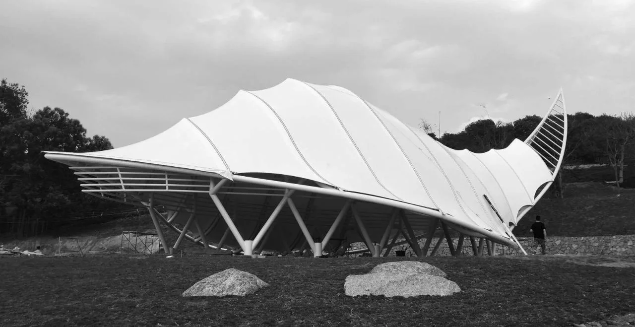 BIM Architecture | Mengbala Visible Zeqi Tent Hotel/Jieshi Architectural Planning and Design