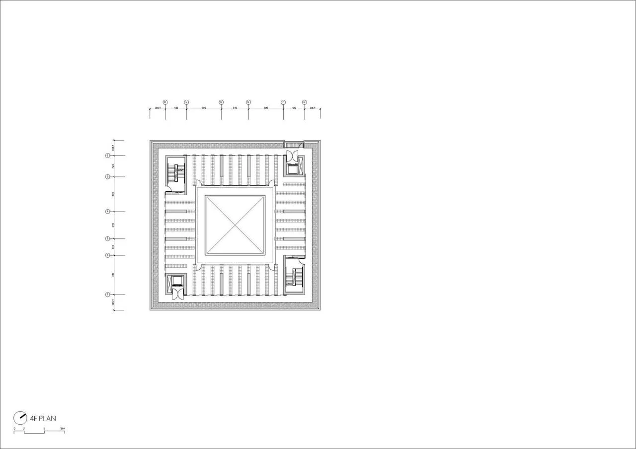 BIM Architecture | Mountain Ash Placement Center/Behet Bondzio Lin Architekten - Fourth Floor Plan