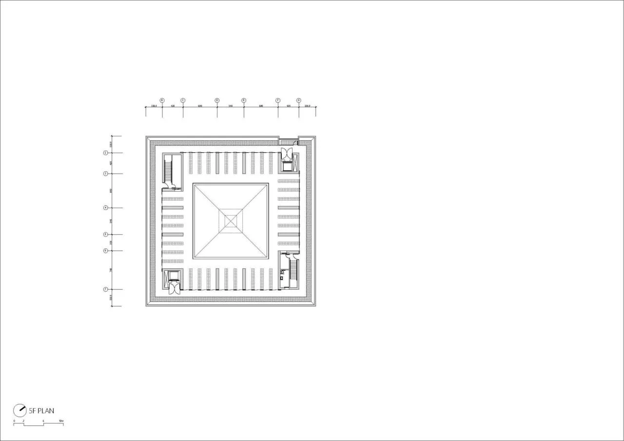 BIM Architecture | Mountain Ash Placement Center/Behet Bondzio Lin Architekten - Fifth Floor Plan