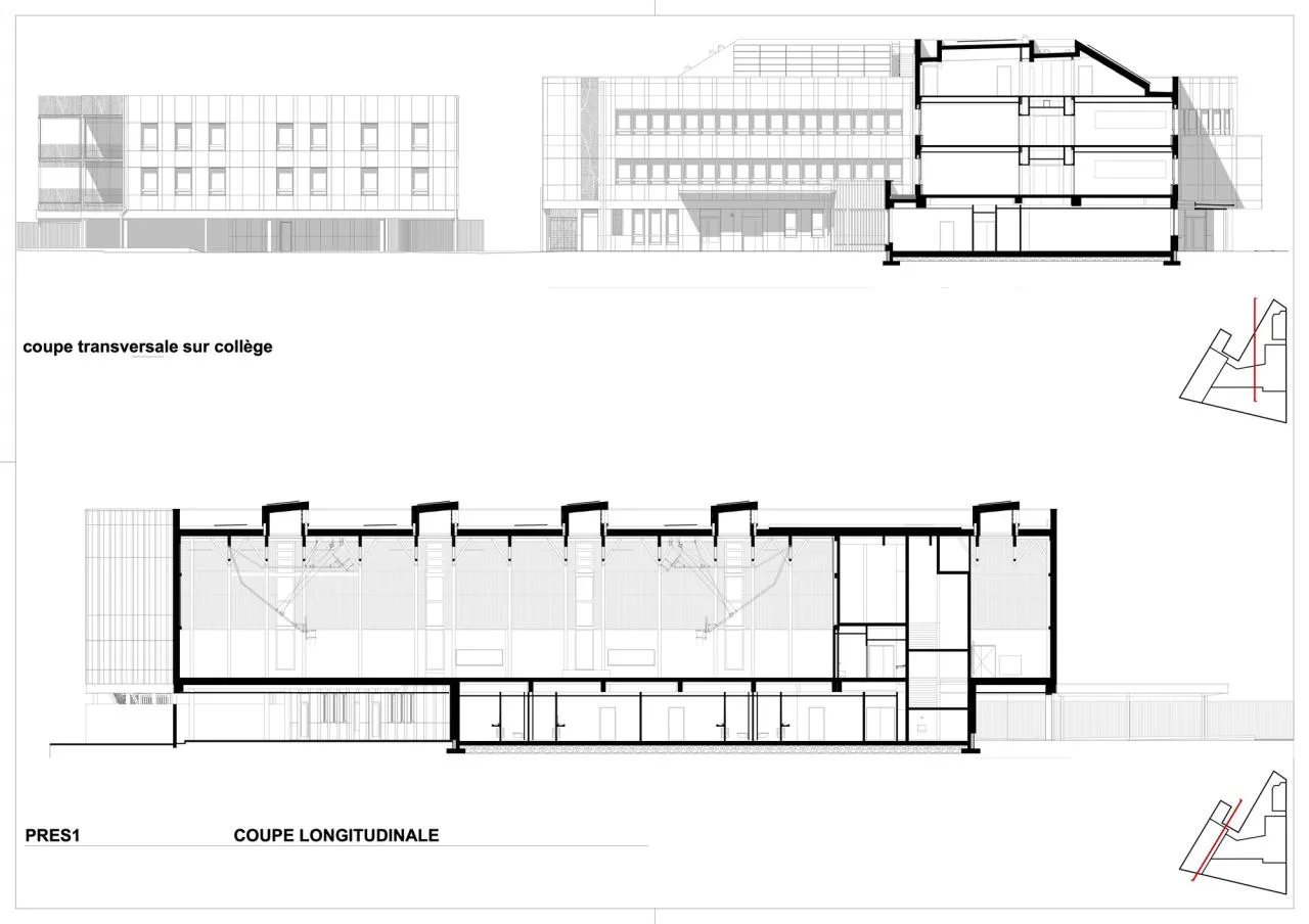 BIM Architecture | Valenton Samuel Petty High School/Archipente