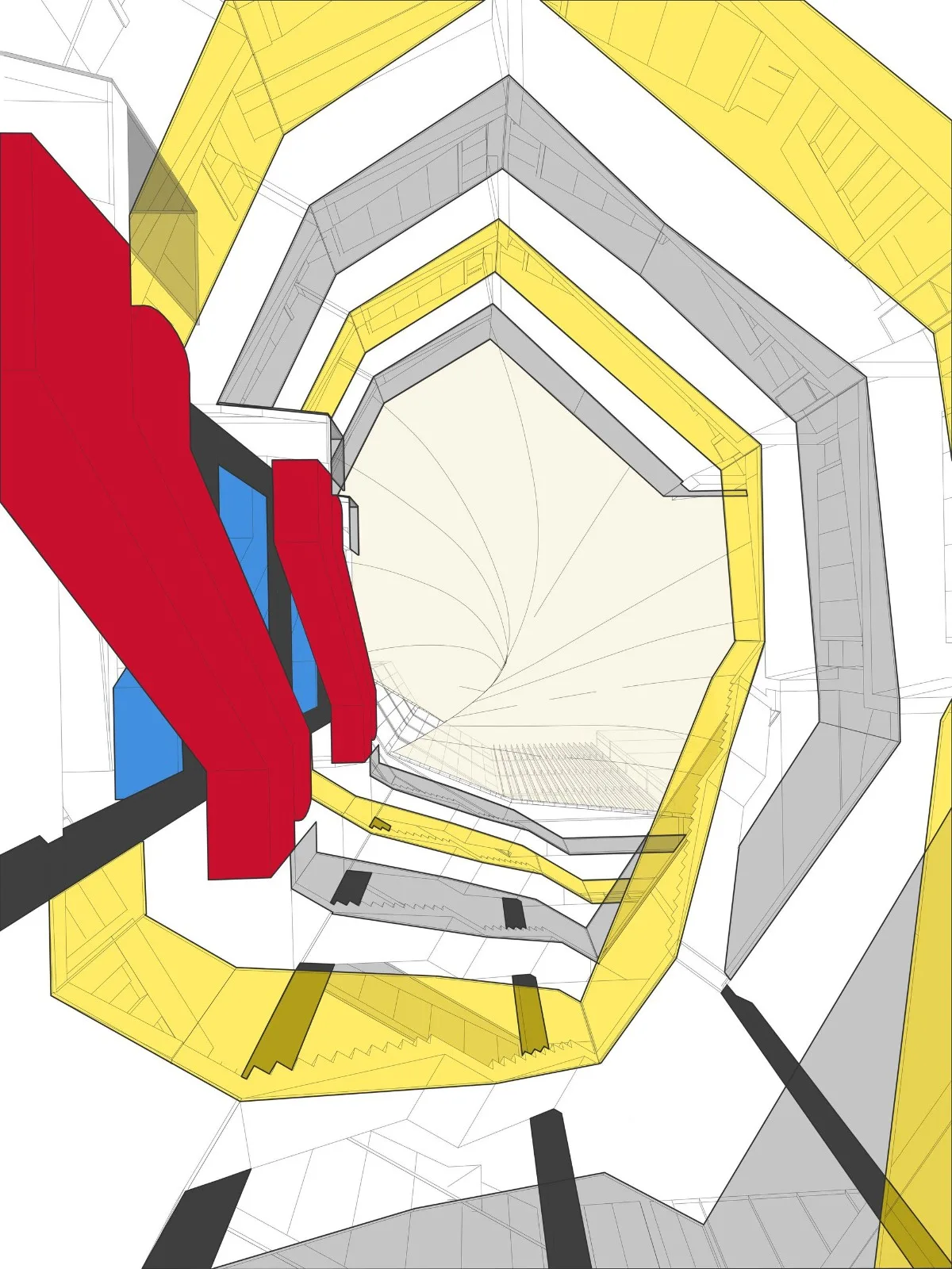 BIM Architecture | Staircase Walk, FAE/Marsino Arquitectura, School of Business and Economics, University of San Diego