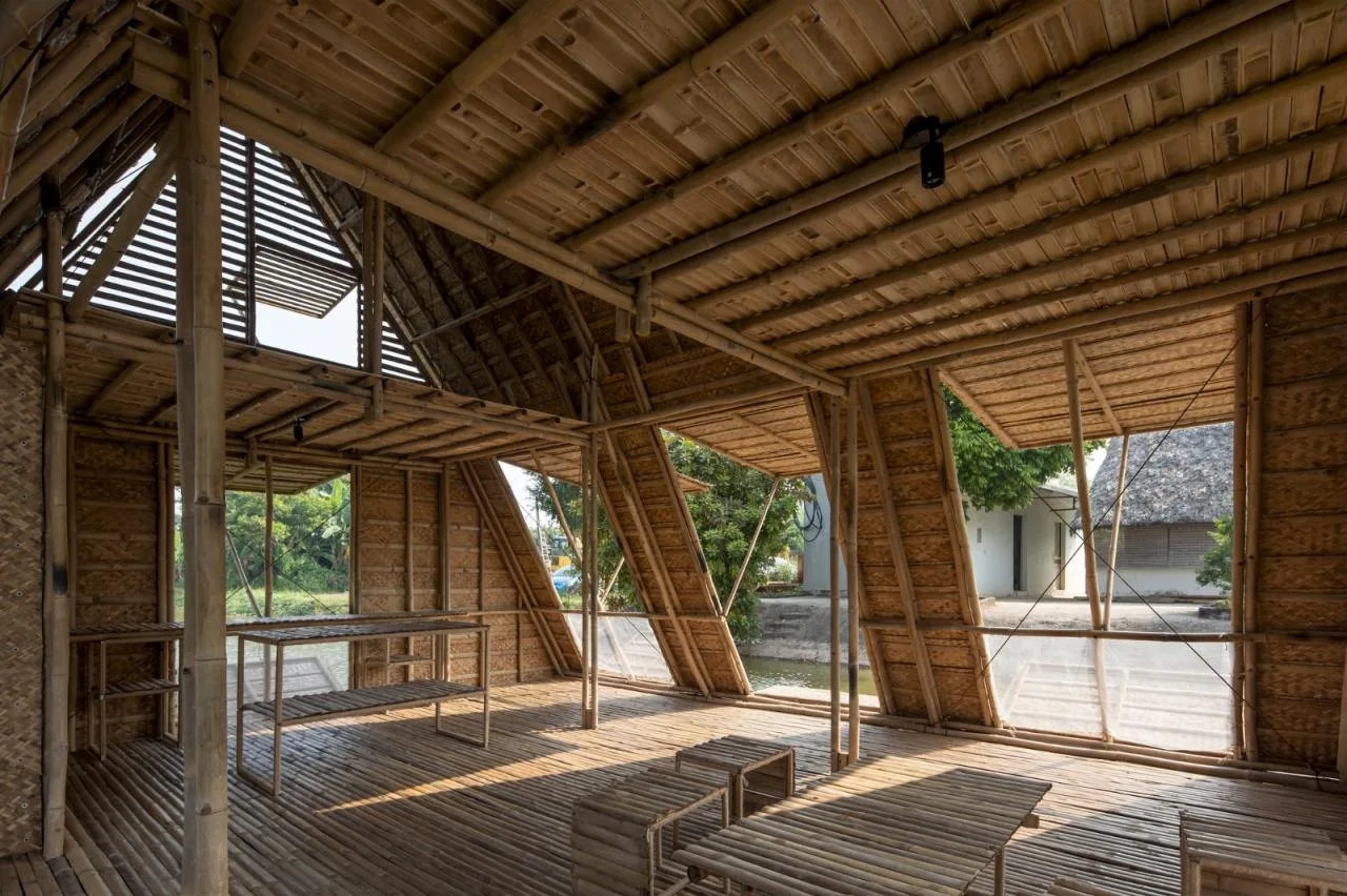 BIM Architecture | Adapting to Climate Change, Floating Bamboo Houses/H& P Architects