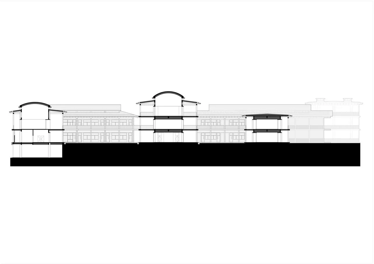 BIM Architecture | Lezhi School/Large Material Building