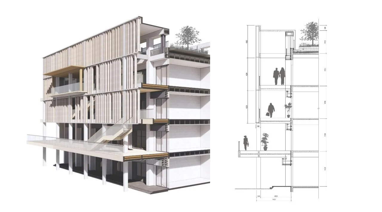 BIM Architecture | 'Sky Streets and Alleys' Awakens Beijing's' Sleeping City', First Long Street Urban Renewal/ZEN Iconic Design