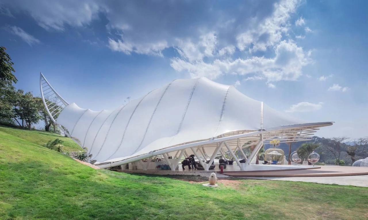 BIM Architecture | Mengbala Visible Zeqi Tent Hotel/Jieshi Architectural Planning and Design