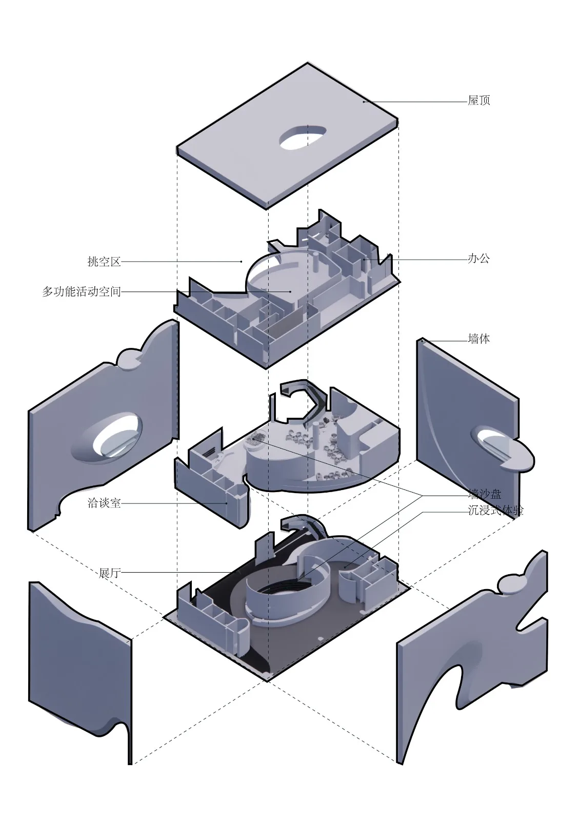 BIM Architecture | Chengdu Tiantou International Community Contemporary Art Center/Shanghai Jinglan Architectural Design Co., Ltd