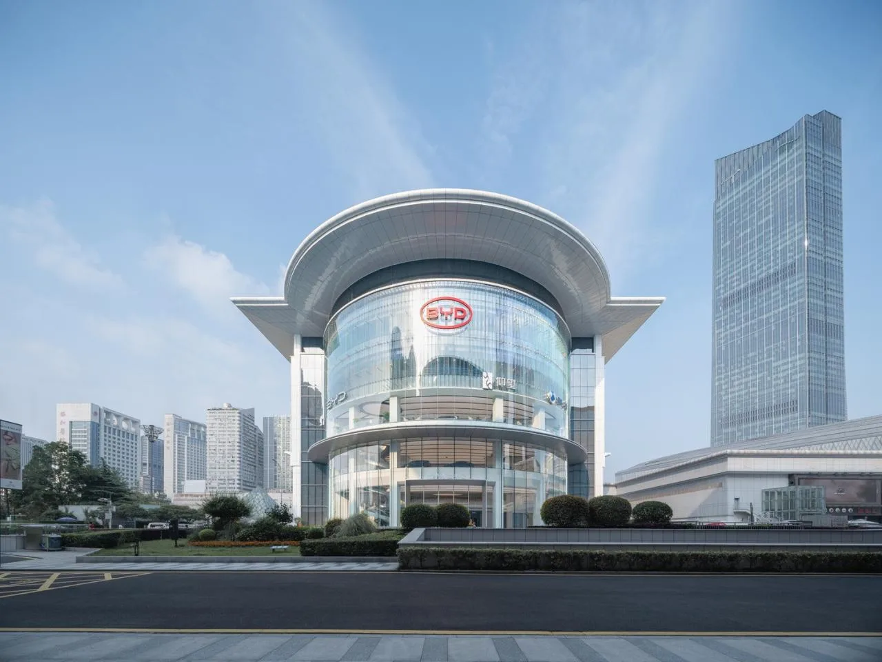 BIM Architecture | Inspiring Future Jiangcheng Landmark: Wuhan BYD Brand Experience Center/Chengzhi Design
