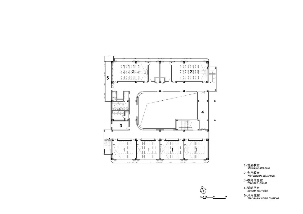 BIM Architecture | A Free and Ideal 'Garden Castle': Jinan Beikang Junior High School Education Architecture Complex/UA You'an Design