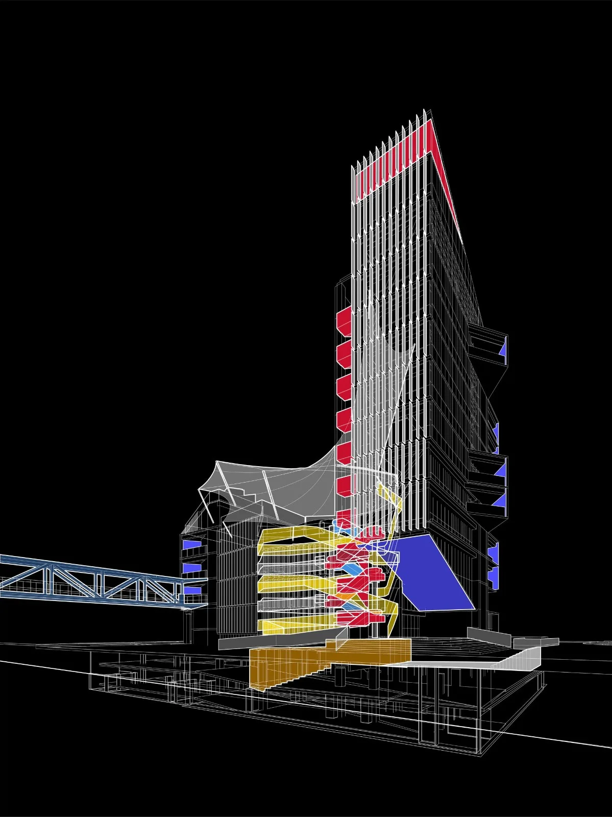 BIM Architecture | Staircase Walk, FAE/Marsino Arquitectura, School of Business and Economics, University of San Diego