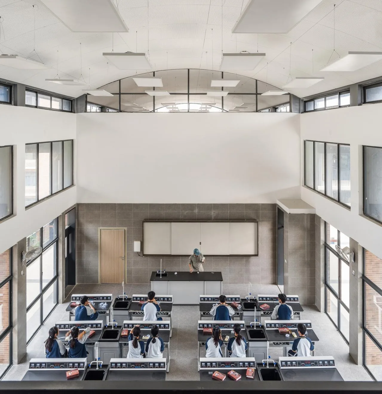 BIM Architecture | Lezhi School/Large Material Building