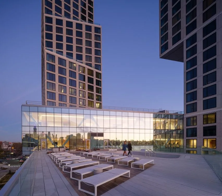 BIM architecture | OMA designs a pair of stacked super tall buildings in Brooklyn