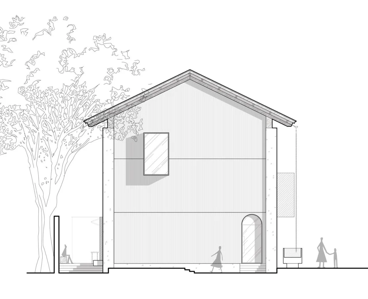 BIM Architecture | Concealing like a valley, like a half warehouse: Half warehouse, Shanghai/Benzhe Architecture