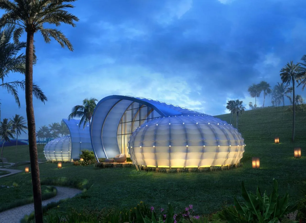 BIM Architecture | Mengbala Visible Zeqi Tent Hotel/Jieshi Architectural Planning and Design