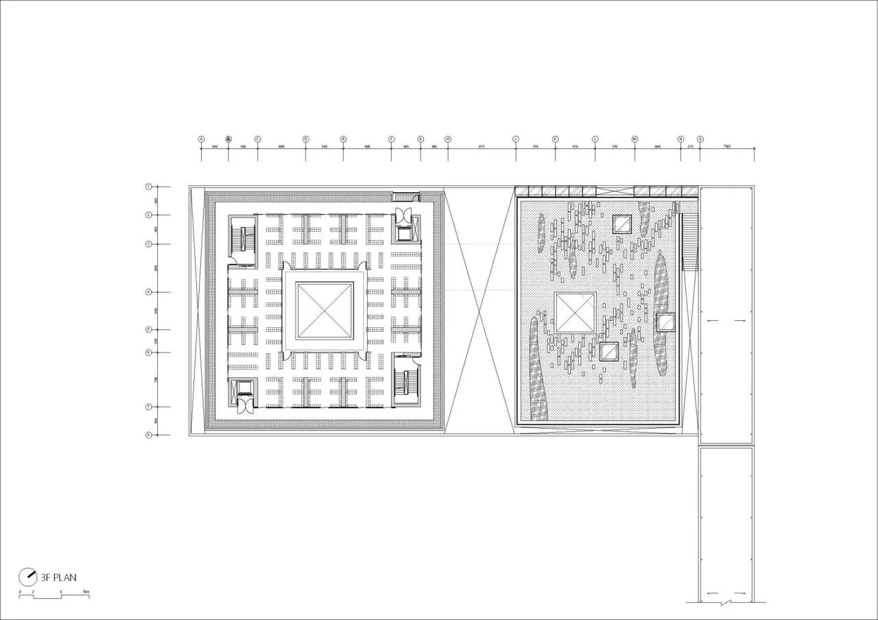 BIM Architecture | Mountain Ash Placement Center/Behet Bondzio Lin Architekten - Third Floor Plan