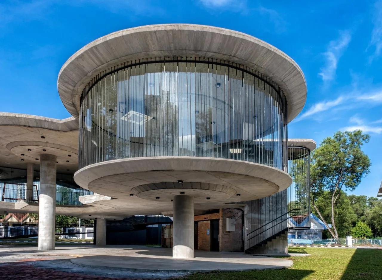 BIM Architecture | T-shaped Suspension, PJKita Community Center/DTLM Design Group