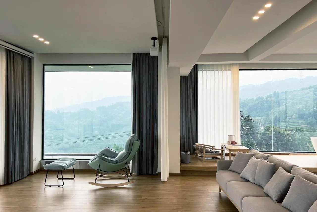 BIM Architecture | Yuntai Yueye: Floating Homestay/Iwakawa Architecture Design in Tea Fields