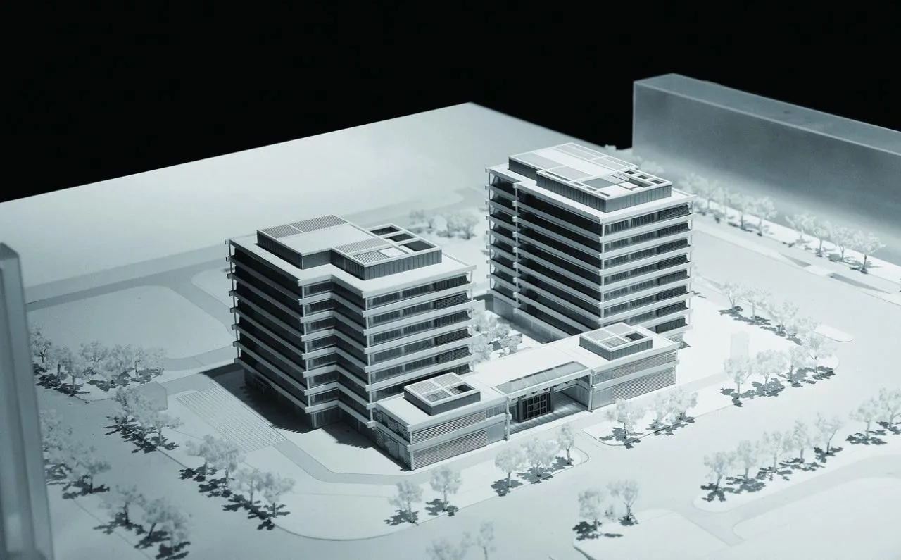 BIM Architecture | Beijing Massage Hospital Expansion Project of China Disabled Persons' Federation/Wang Zhenjun Studio of China Electronics Engineering Design Institute+"Man · Design" Research Center - Project Model