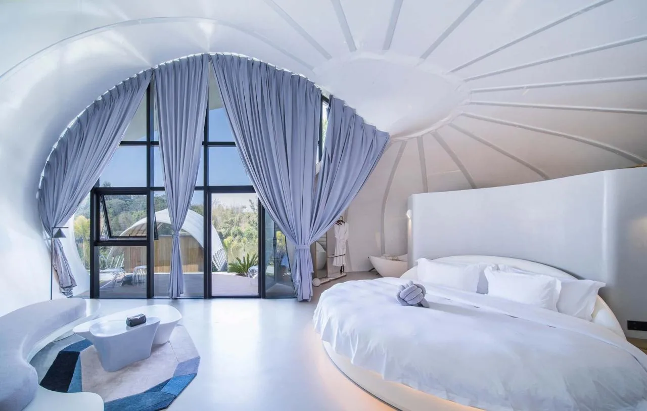 BIM Architecture | Mengbala Visible Zeqi Tent Hotel/Jieshi Architectural Planning and Design
