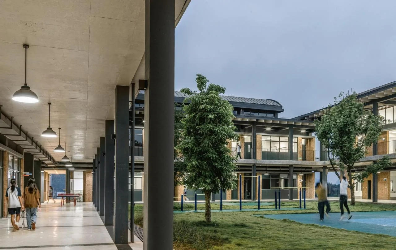 BIM Architecture | Lezhi School/Large Material Building