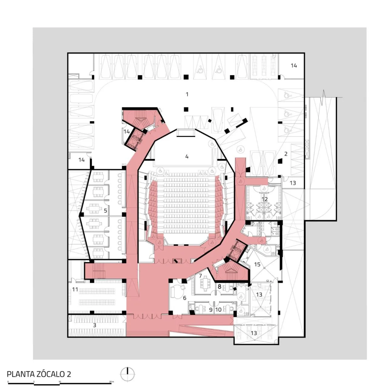BIM Architecture | Staircase Walk, FAE/Marsino Arquitectura, School of Business and Economics, University of San Diego