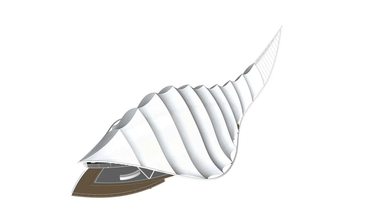 BIM Architecture | Mengbala Visible Zeqi Tent Hotel/Jieshi Architectural Planning and Design