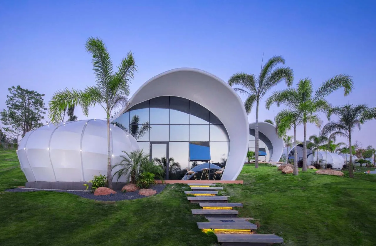 BIM Architecture | Mengbala Visible Zeqi Tent Hotel/Jieshi Architectural Planning and Design