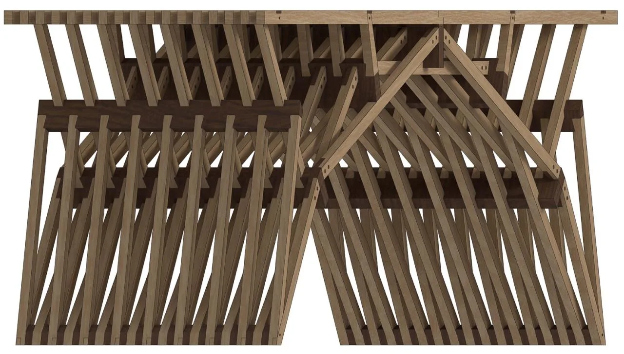 BIM Architecture | Wooden Arches/Boyi Workshop (Hangzhou) Cultural and Creative Co., Ltd
