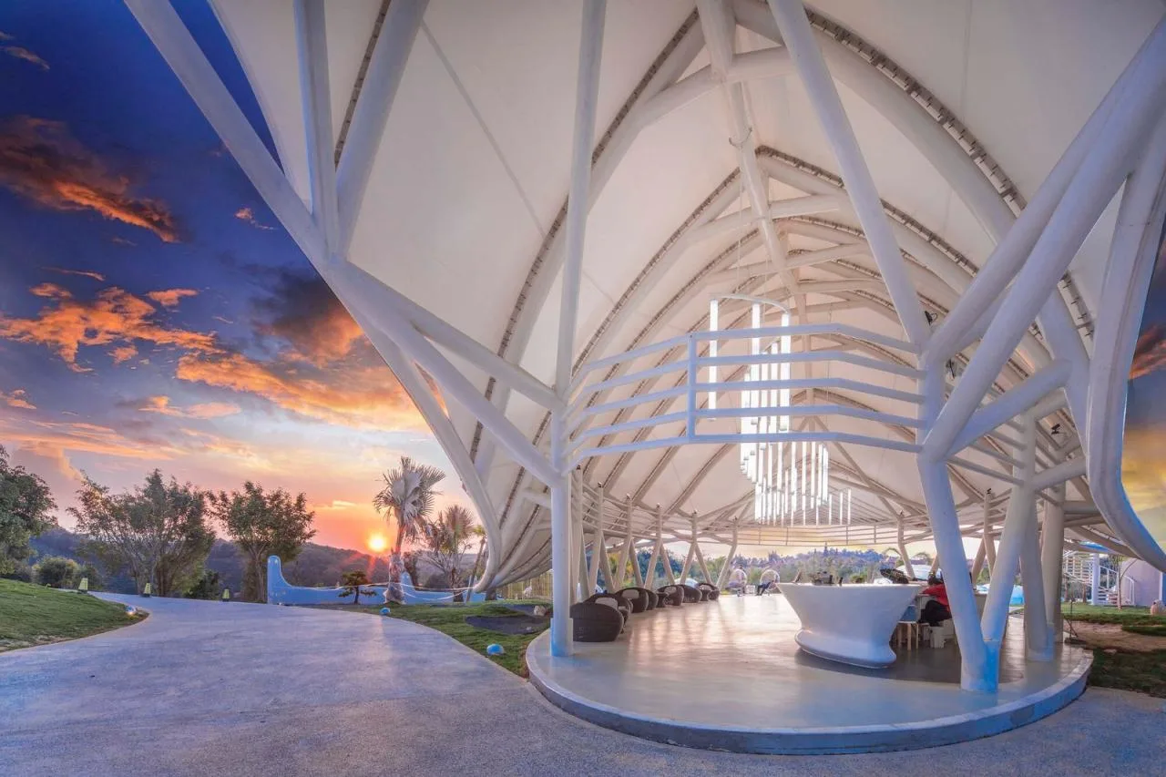 BIM Architecture | Mengbala Visible Zeqi Tent Hotel/Jieshi Architectural Planning and Design