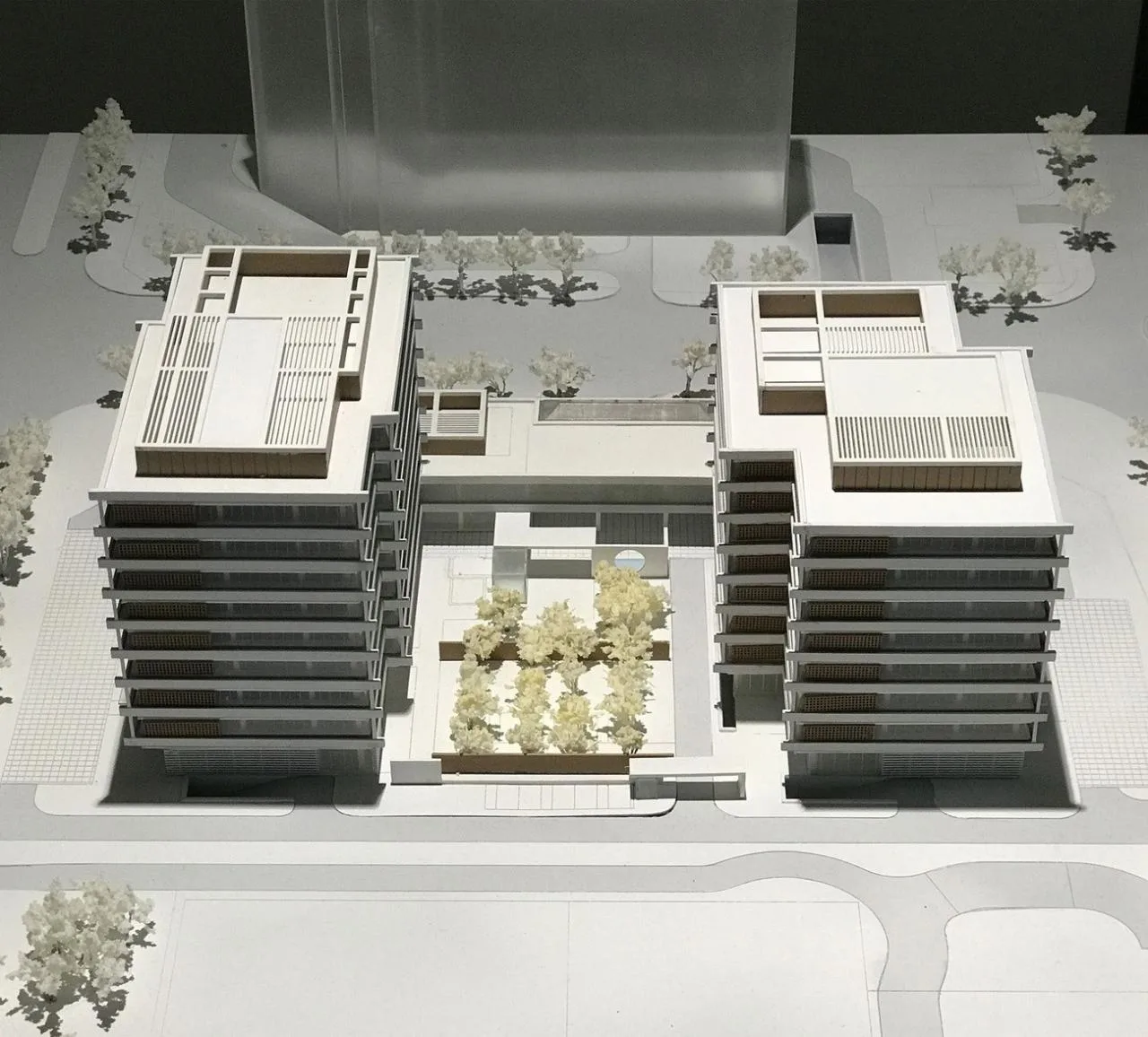 BIM Architecture | Beijing Massage Hospital Expansion Project of China Disabled Persons' Federation/Wang Zhenjun Studio of China Electronics Engineering Design Institute+"Man · Design" Research Center - Project Model