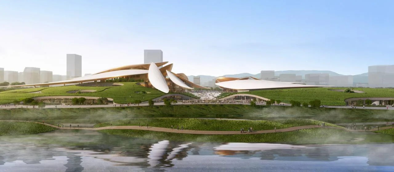 BIM Architecture | Anji 'Two Mountains' Future Science and Technology City Cultural and Art Center/MAD Ma Yansong's New Work