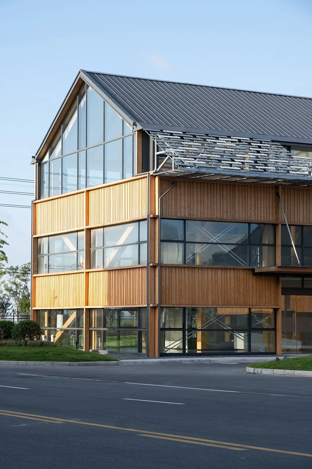 BIM Architecture | Wooden Home - Dafeng Wooden Structure R&D Center/CATS