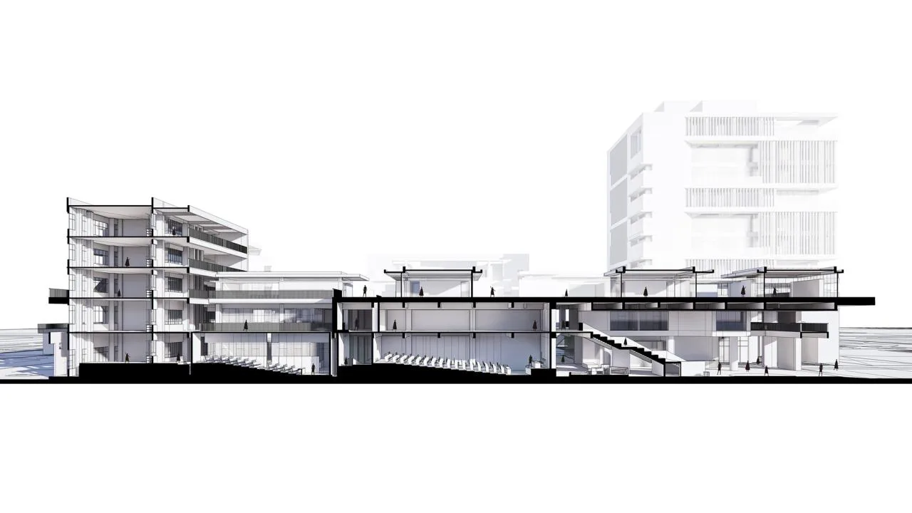 BIM Architecture | Jiangsu Jingjiang Senior High School New Campus/Rong Chaohui Studio