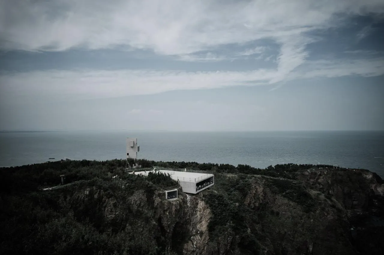 BIM Architecture | Cliff Top Cafe and Tower Residence • Architectural Firm (TAO)