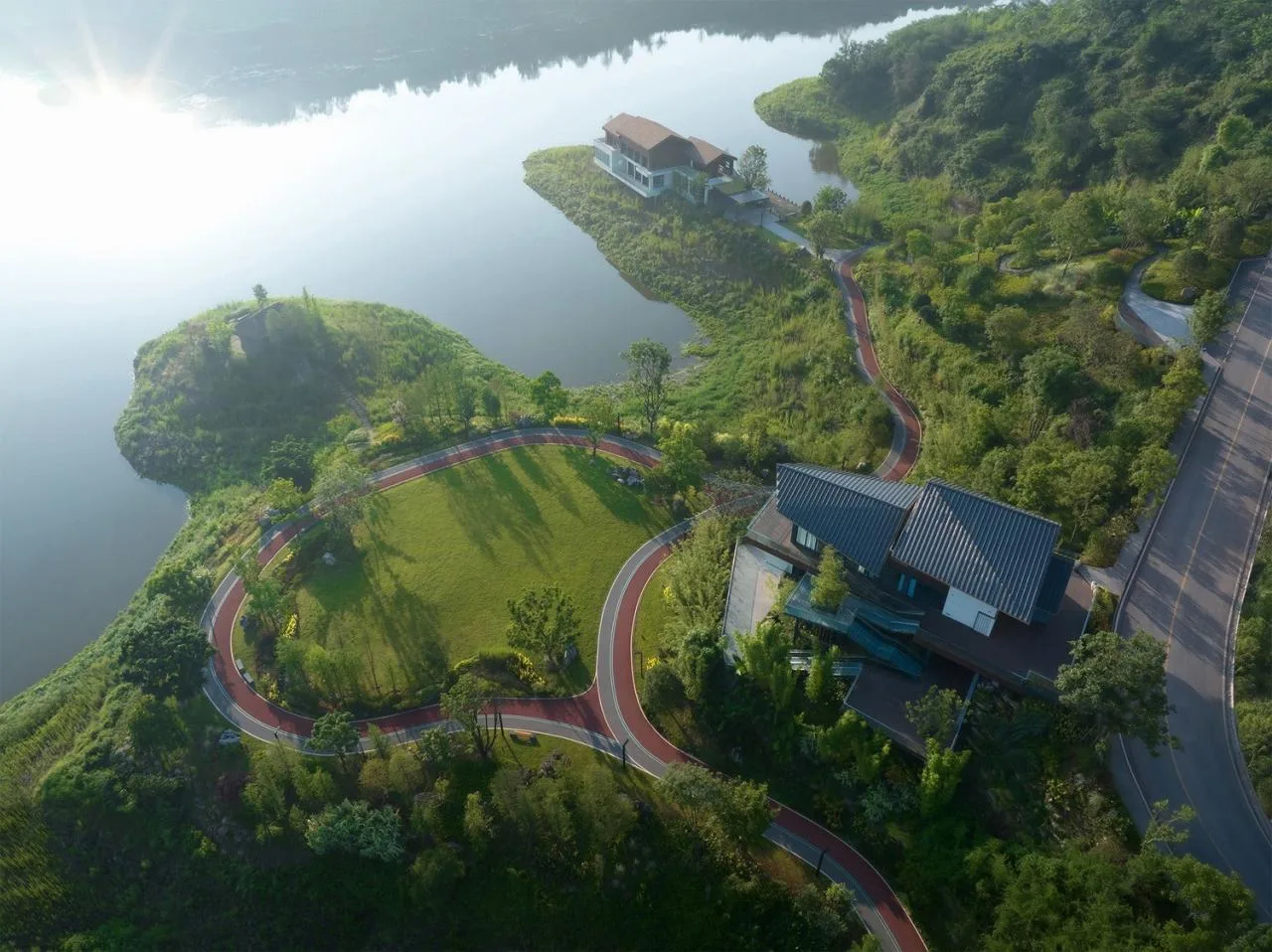 BIM Architecture | Fuling Huigu Lake Science and Technology Innovation Town Bailuwan Demonstration Zone/Yueji Architecture