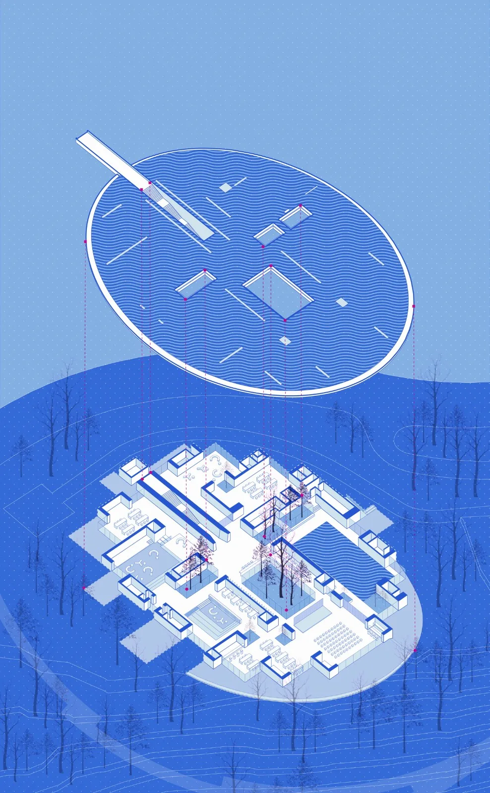 BIM Architecture | Vanke Fuxian Lake Xi'an Club/Gad