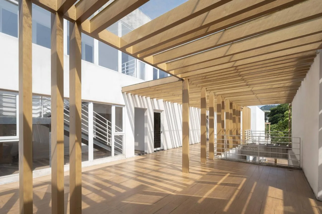 BIM Architecture | Multi level 'Lightness': Huangma Rural Revitalization Workstation and Rural Reception Room/Three dimensional Architecture