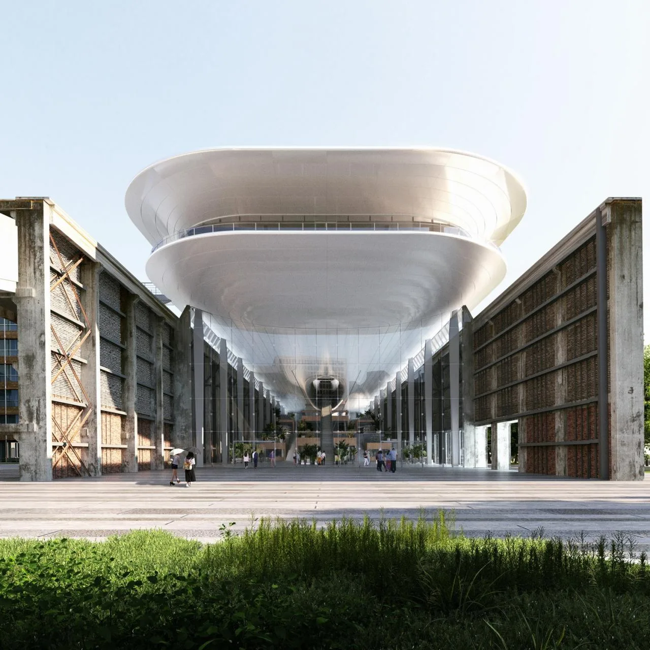 BIM Architecture | Ark: Design Proposal for the Renovation of the Ten Thousand Meter Warehouse at Shanghai Zhangjiang Cement Plant/MAD