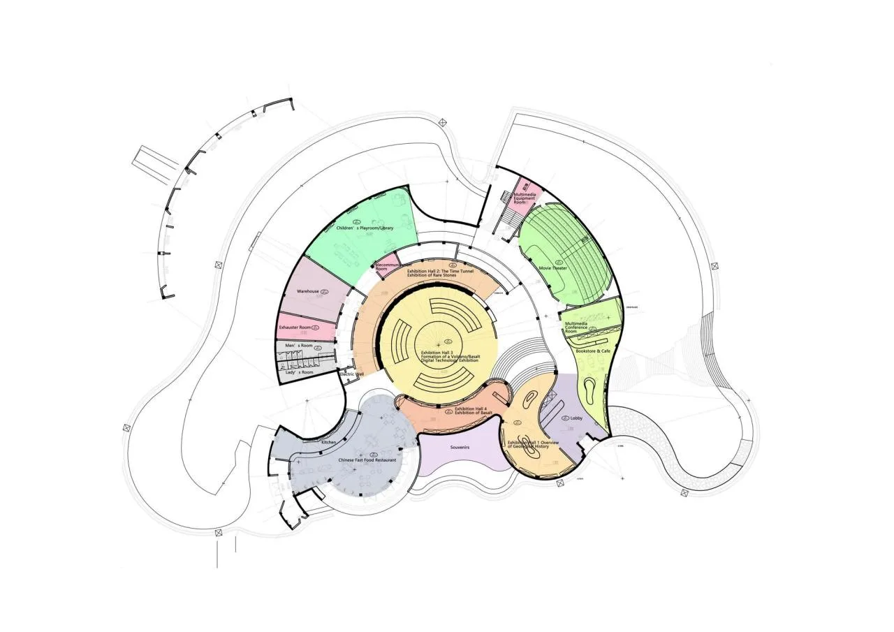 BIM Architecture | Naishan Geological Museum/Xiamen Urban Environmental Design Engineering Co., Ltd