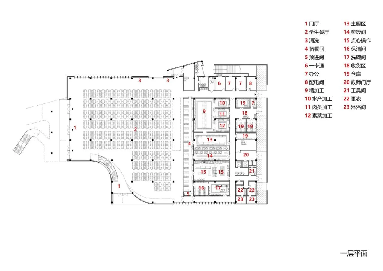 BIM Architecture | Jiangsu Jingjiang Senior High School New Campus/Rong Chaohui Studio