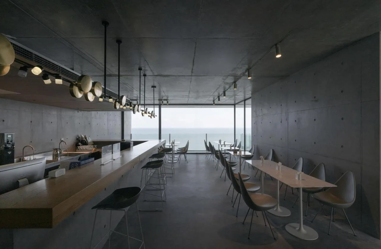 BIM Architecture | Cliff Top Cafe and Tower Residence • Architectural Firm (TAO)