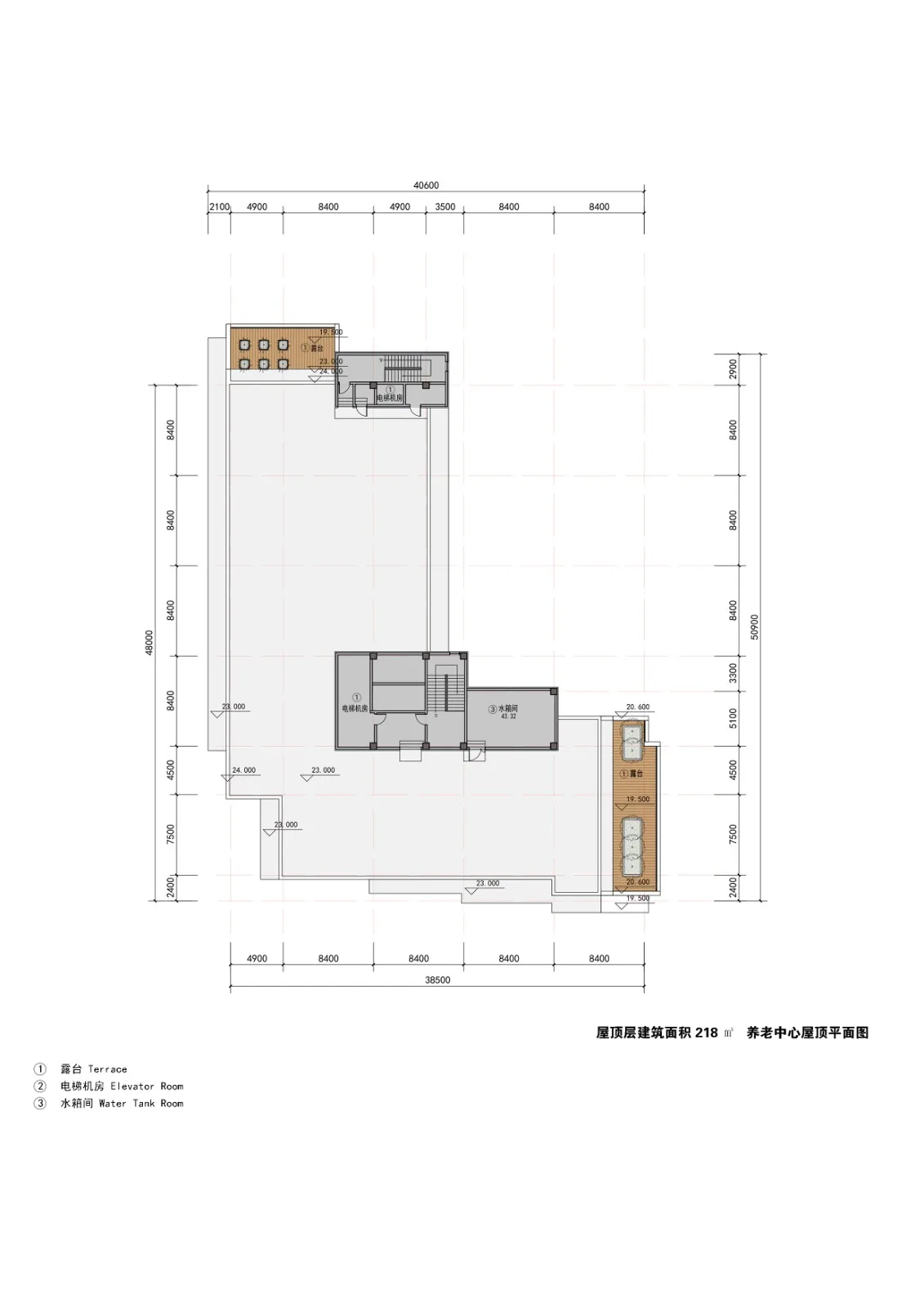 BIM Architecture | Interaction between Multi story Elderly Care Centers and External Environment - Boyuan Elderly Care Center/UUA