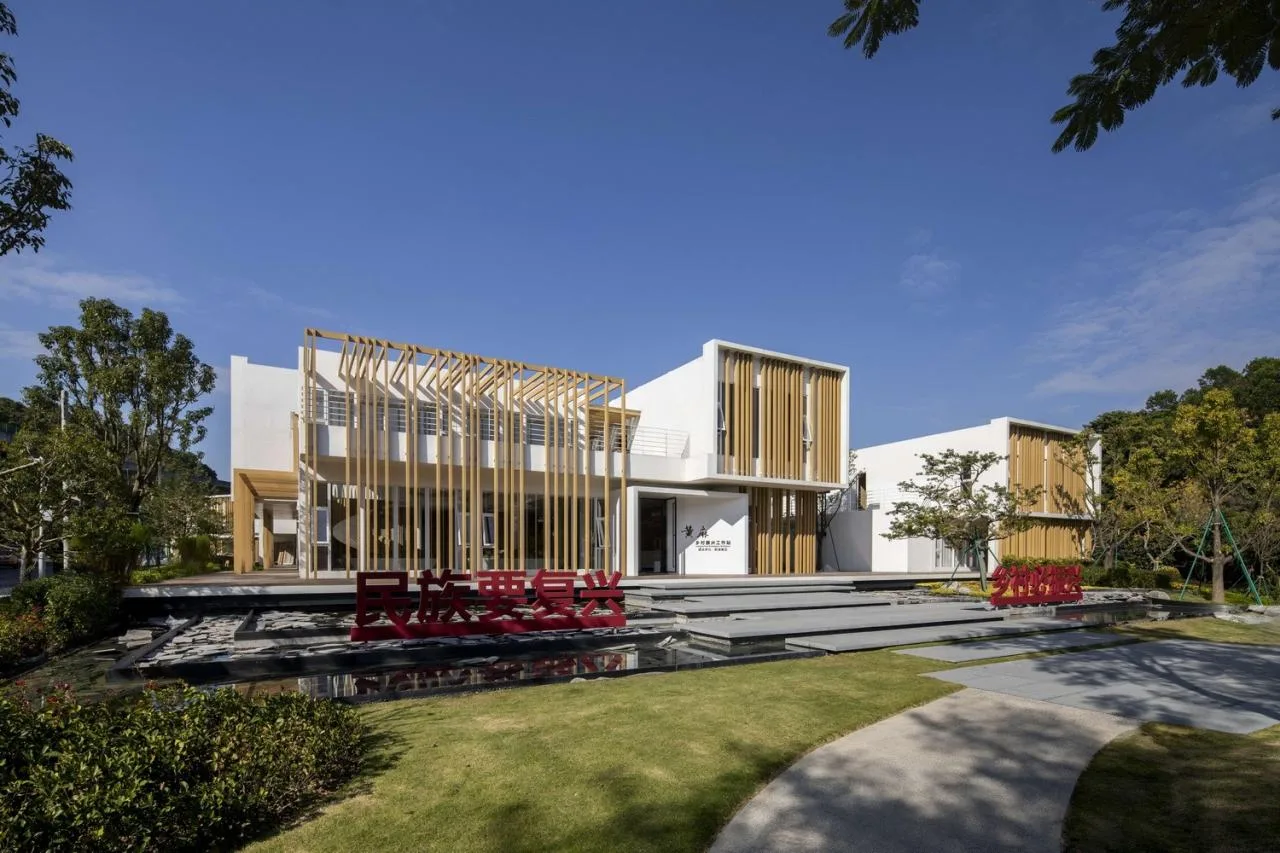 BIM Architecture | Multi level 'Lightness': Huangma Rural Revitalization Workstation and Rural Reception Room/Three dimensional Architecture